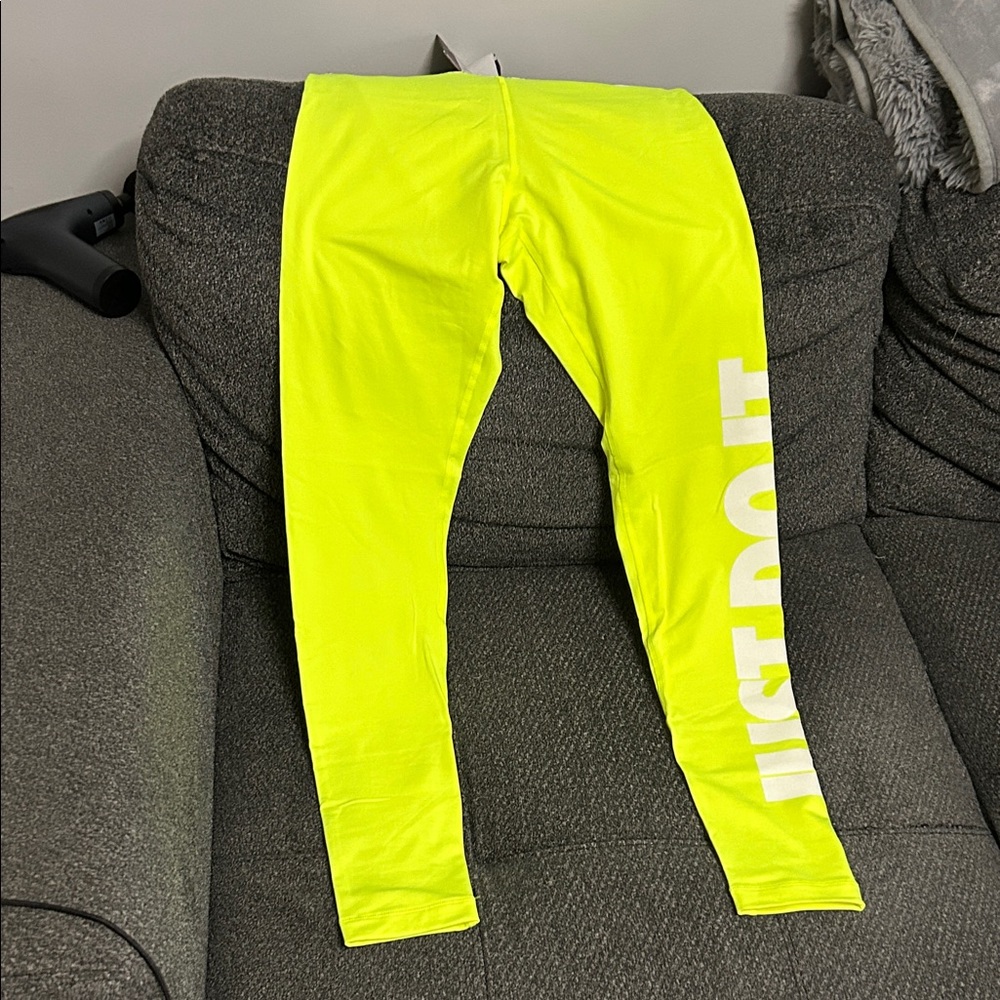 Nike Kids Bright Yellow Leggings